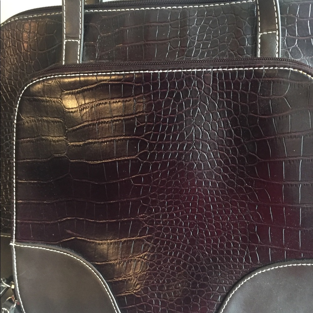 Leather imitación VERY NICE  LAPTOP Case SHOULDER!